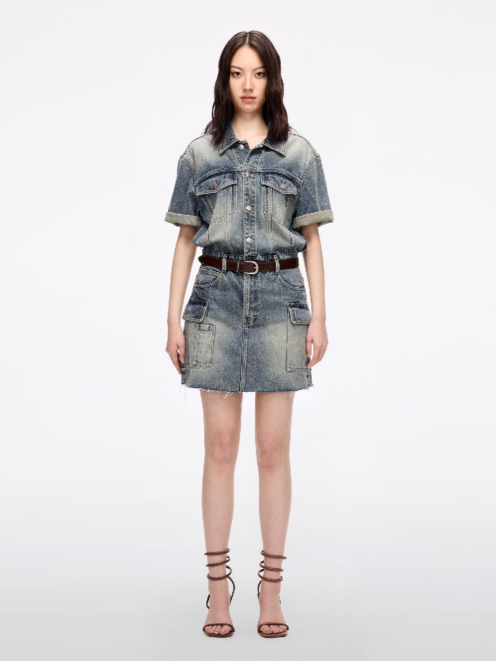 Miss Sixty DENIM DRESS MIDDLE BLUE