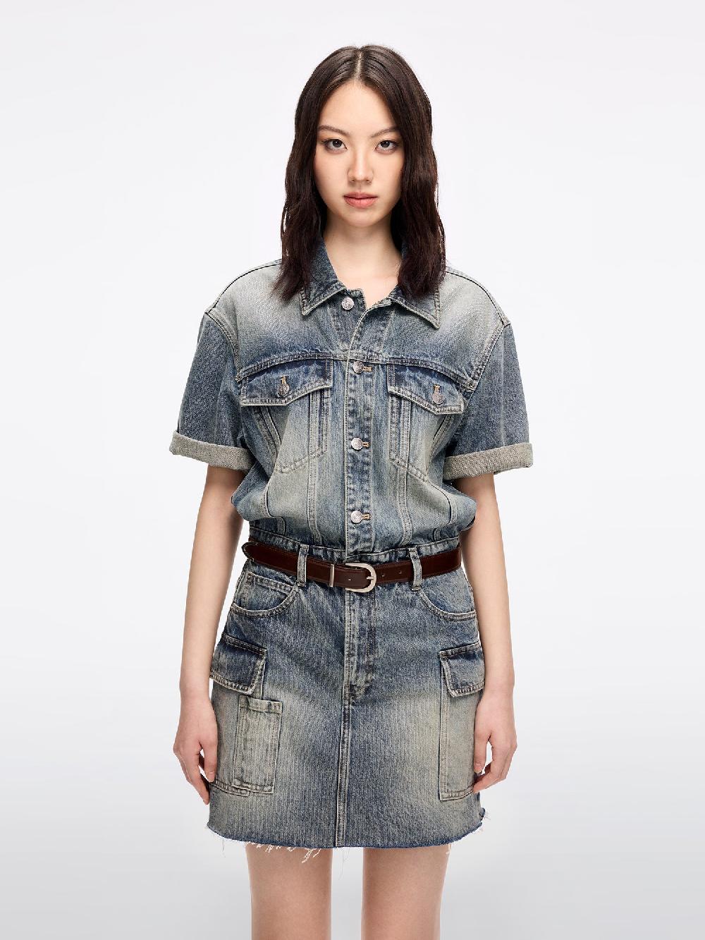 miss sixty DENIM DRESS MIDDLE BLUE