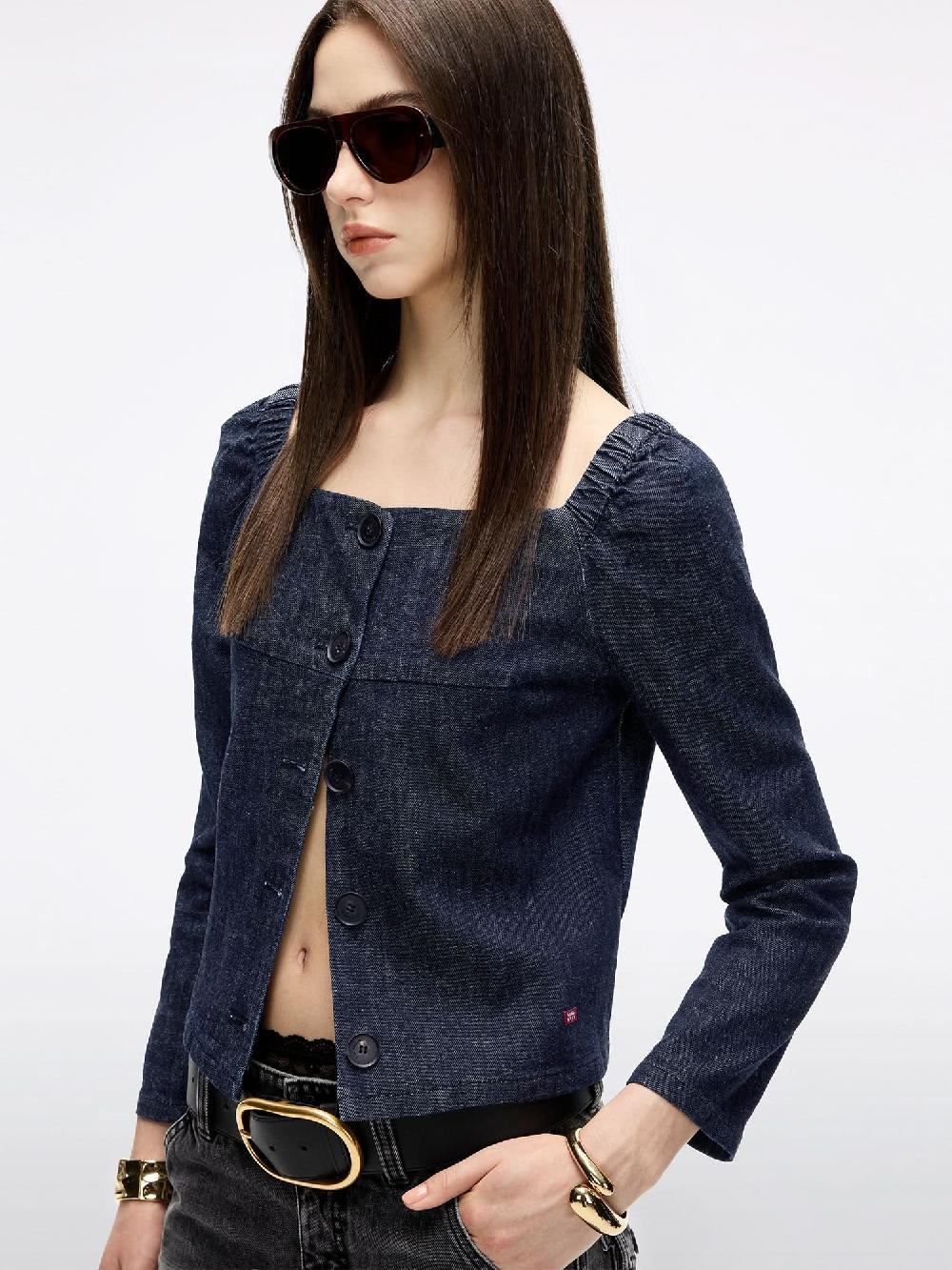 Miss Sixty DENIM JACKET BLACK BLUE