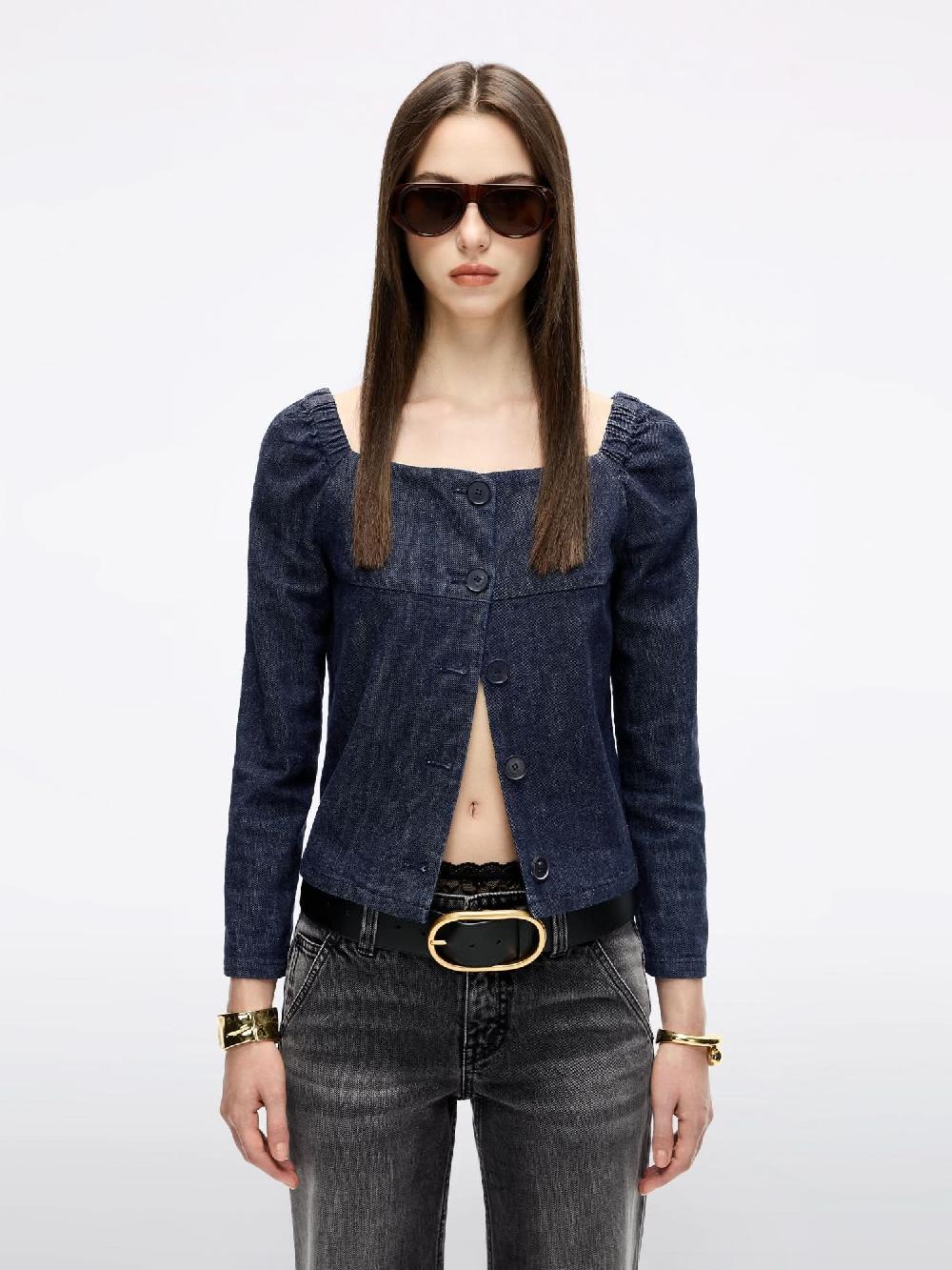 miss sixty DENIM JACKET BLACK BLUE