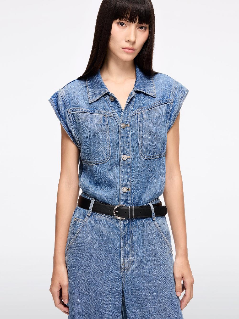 Miss Sixty DENIM JUMPSUIT MIDDLE BLUE
