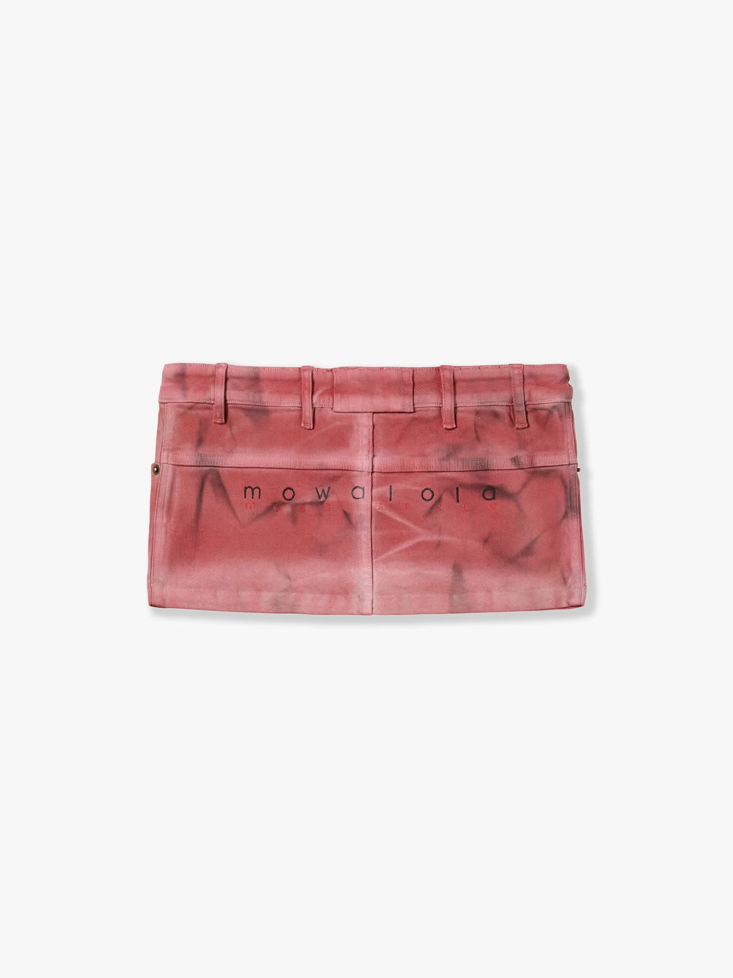 Miss Sixty DENIM MINI SKIRT BRICK RED