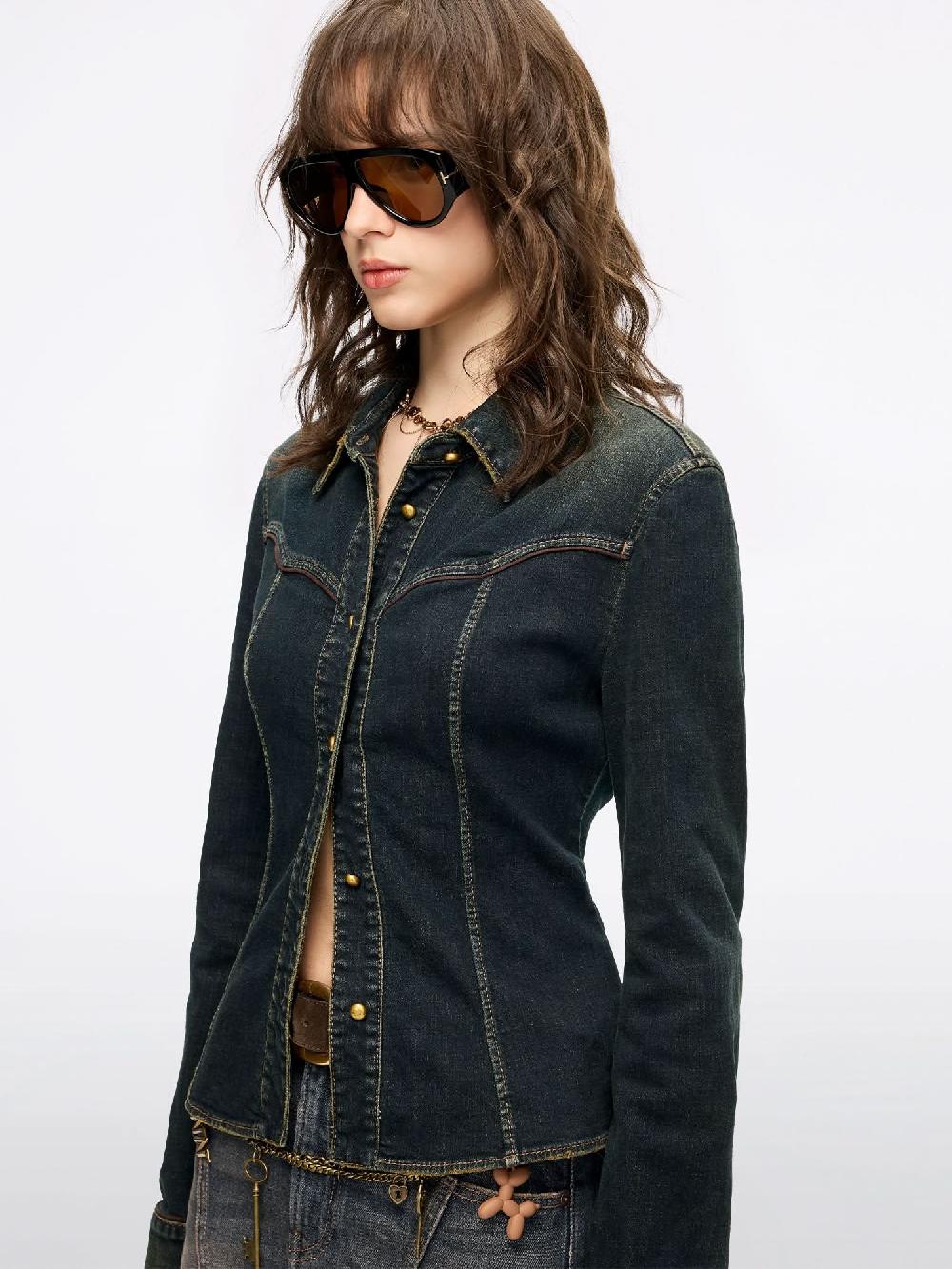 Miss Sixty DENIM SHIRT RETRO BLUE