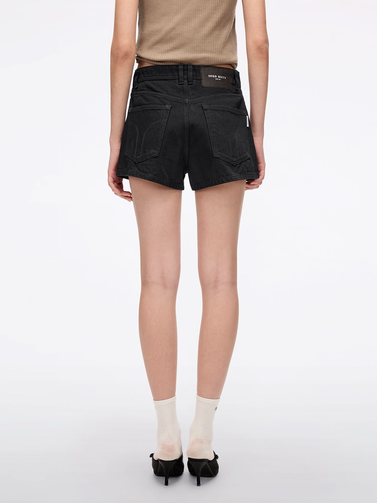 Miss Sixty DENIM SHORTS BLACK