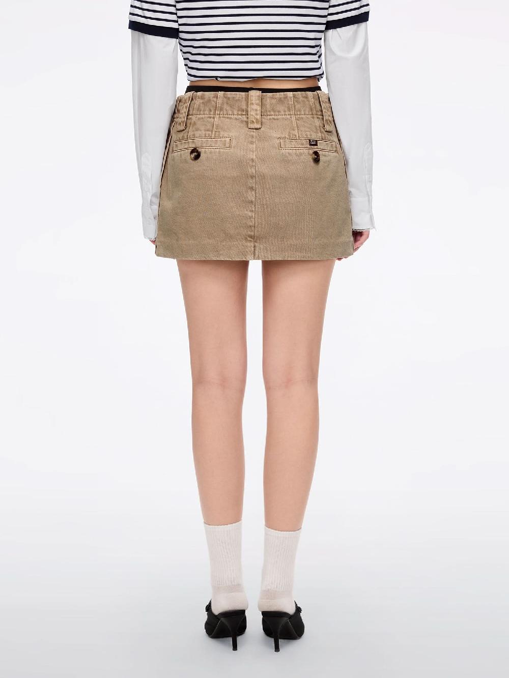 Miss Sixty DENIM SKIRT KHAKI