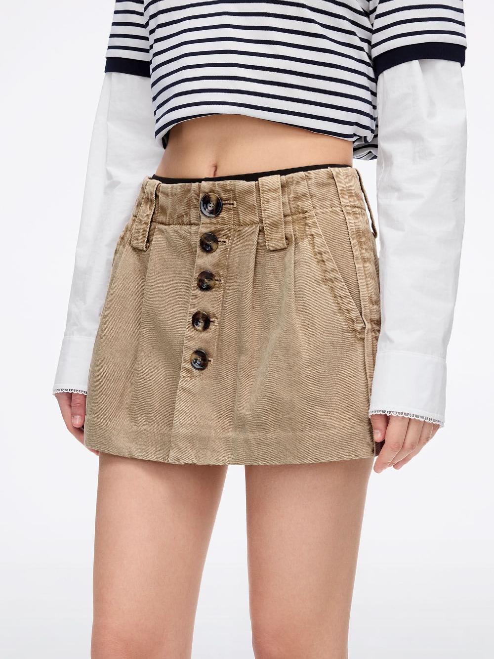Miss Sixty DENIM SKIRT KHAKI