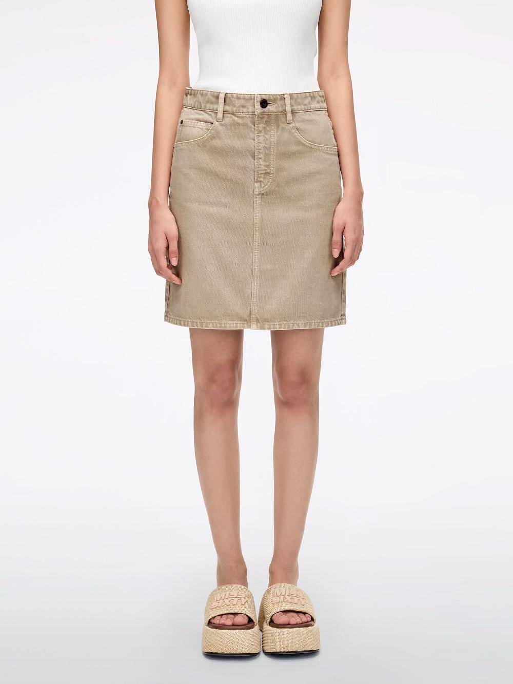 miss sixty DENIM SKIRT KHAKI