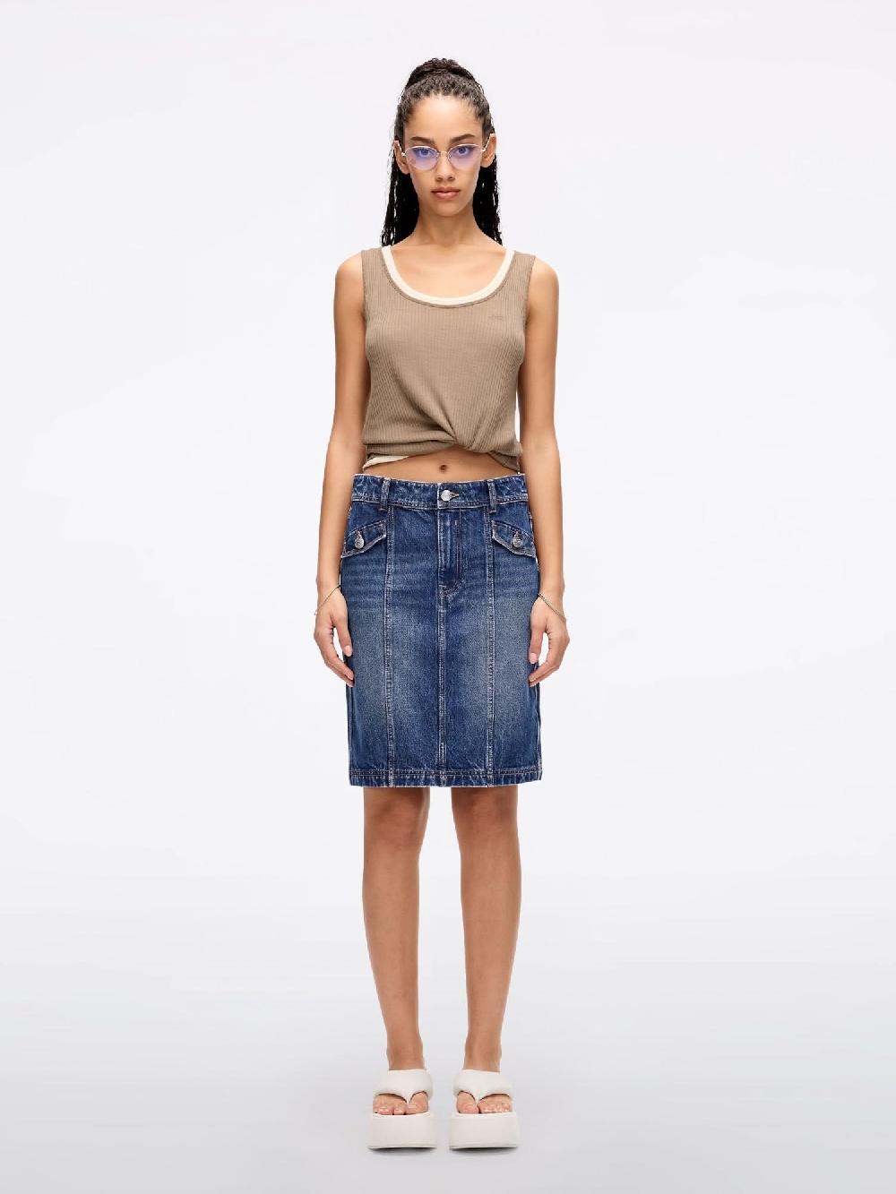 Miss Sixty DENIM SKIRT MIDDLE BLUE