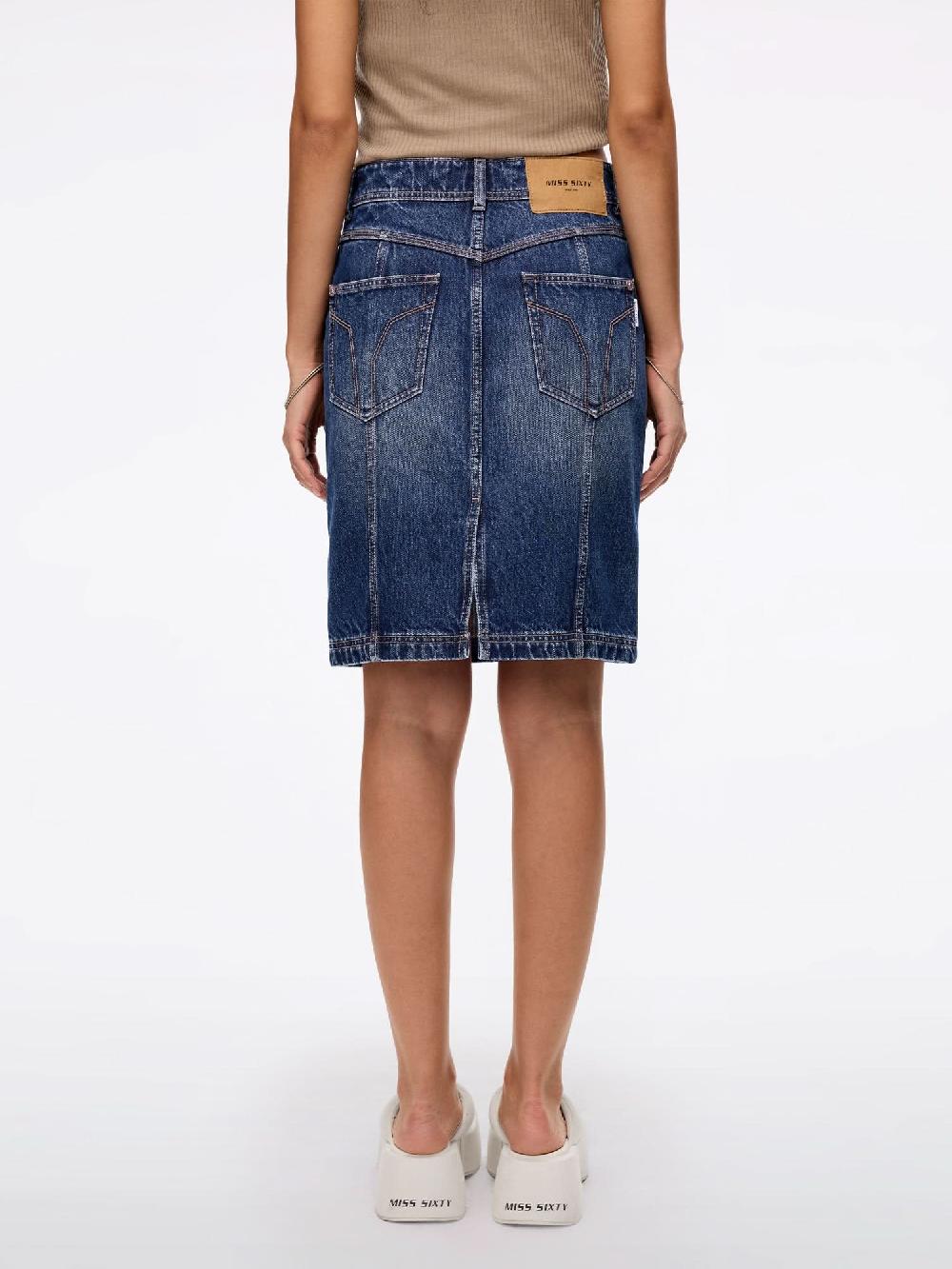 Miss Sixty DENIM SKIRT MIDDLE BLUE