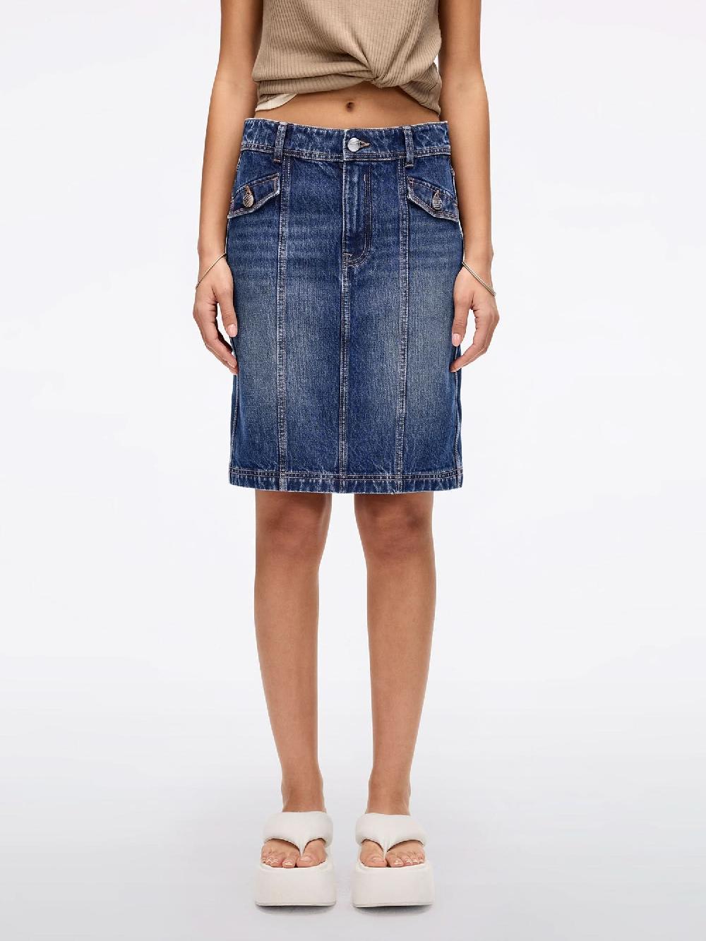 miss sixty DENIM SKIRT MIDDLE BLUE