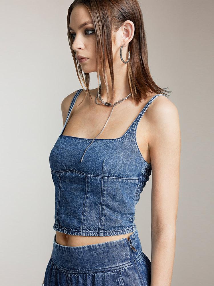 Miss Sixty DENIM VEST MIDDLE BLUE