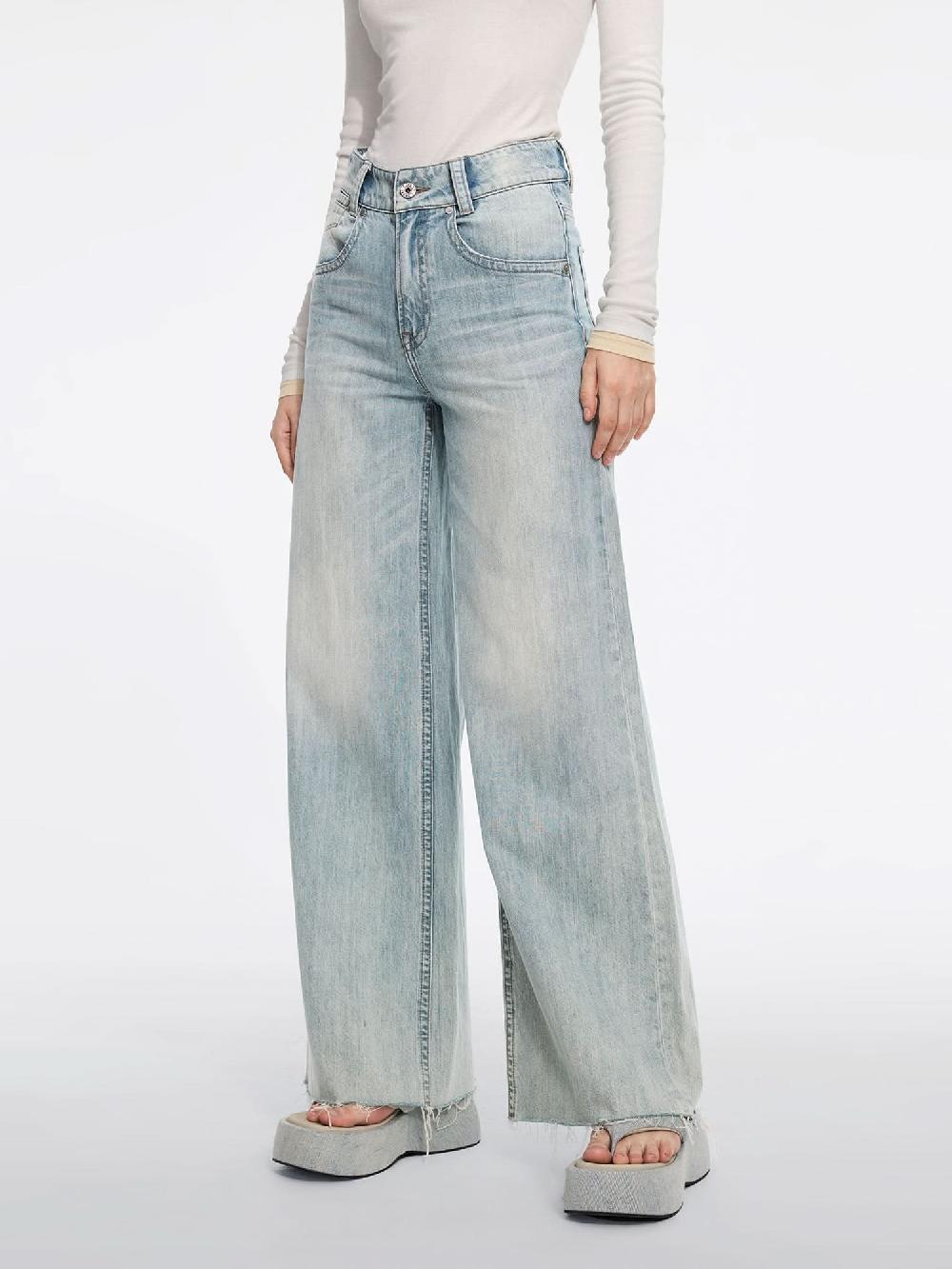 Miss Sixty DISTRESSED FLARED JEANS-FLM LIGHT BLUE