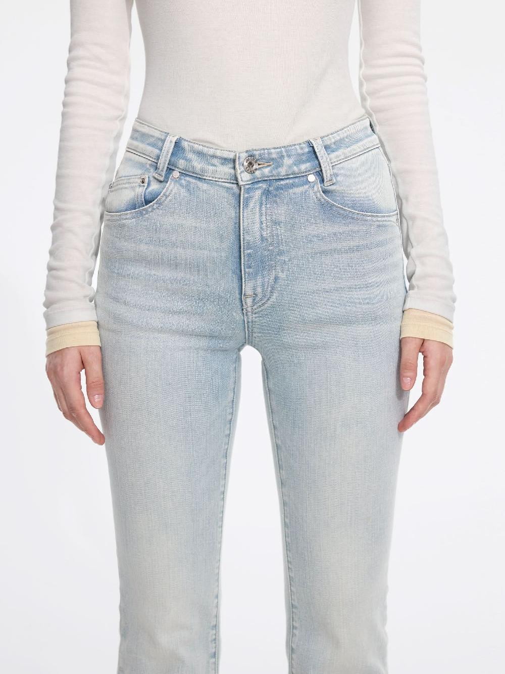 Miss Sixty DISTRESSED FLARED JEANS LIGHT BLUE