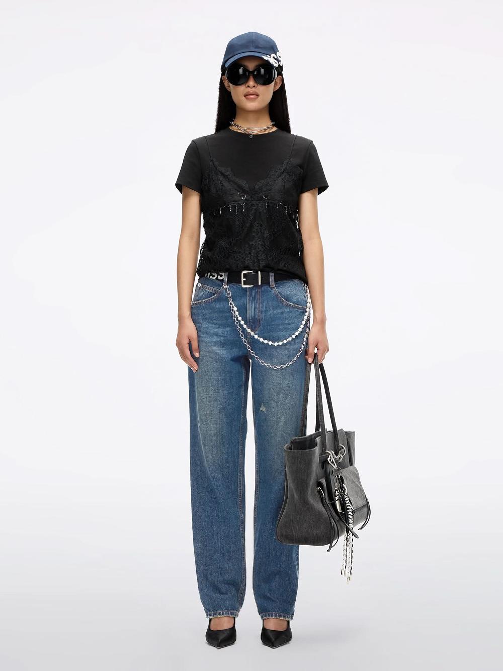 Miss Sixty DISTRESSED JEANS-VICKI MIDDLE BLUE