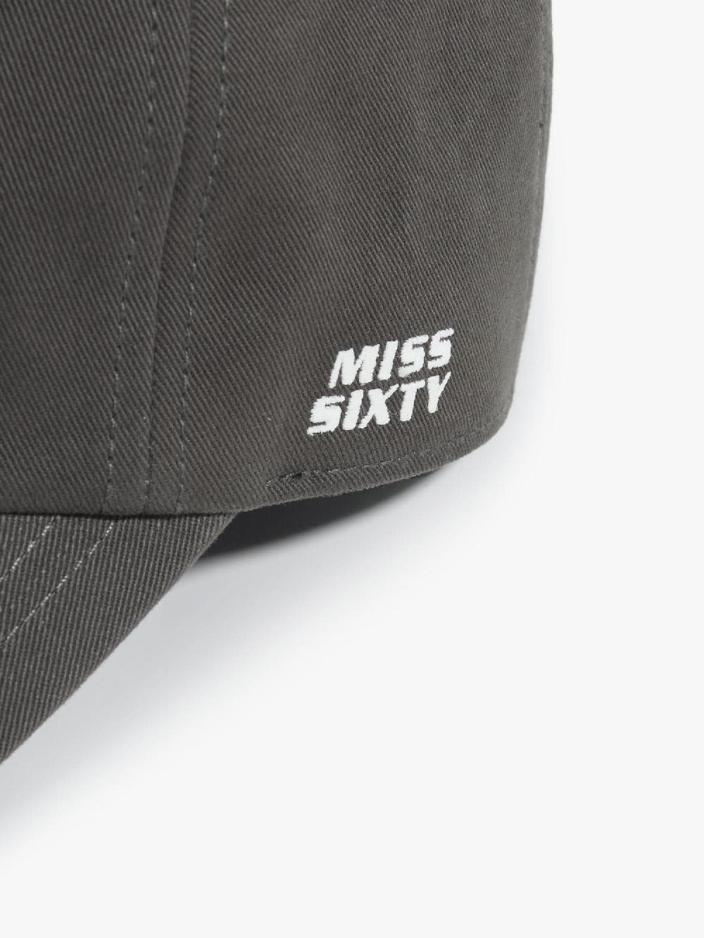 Miss Sixty EMBROIDERED BASEBALL CAP ARMY GREEN