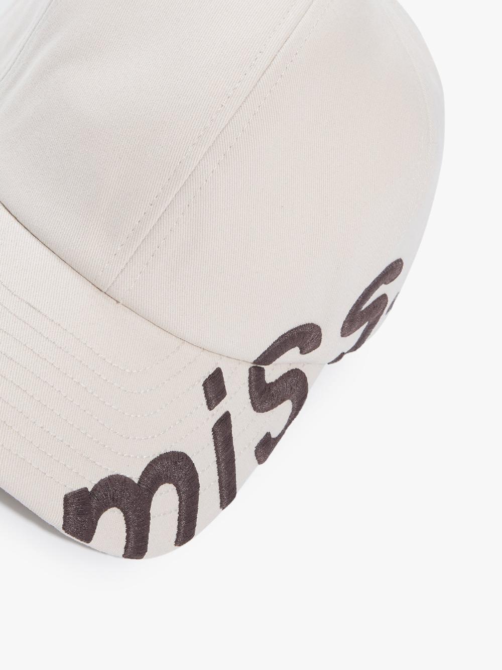 Miss Sixty EMBROIDERED BASEBALL CAP LIGHT KHAKI