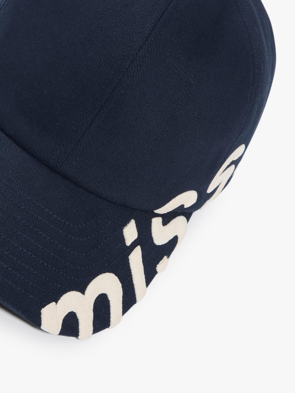 Miss Sixty EMBROIDERED BASEBALL CAP NAVY BLUE