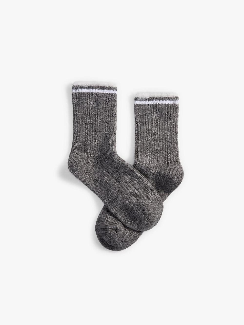 Miss Sixty EMBROIDERED MID-CALF SOCKS WHITE