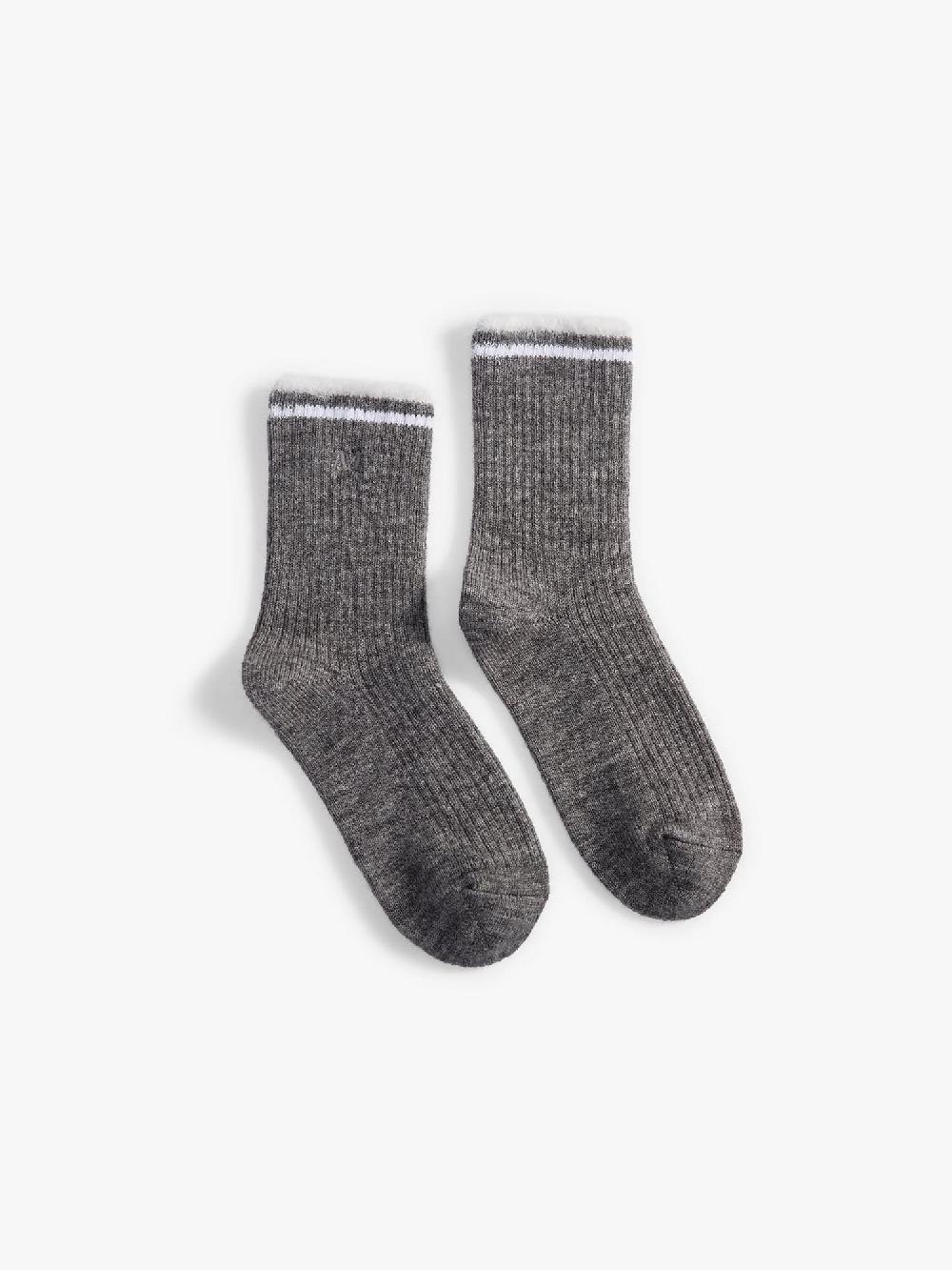 Miss Sixty EMBROIDERED MID-CALF SOCKS WHITE