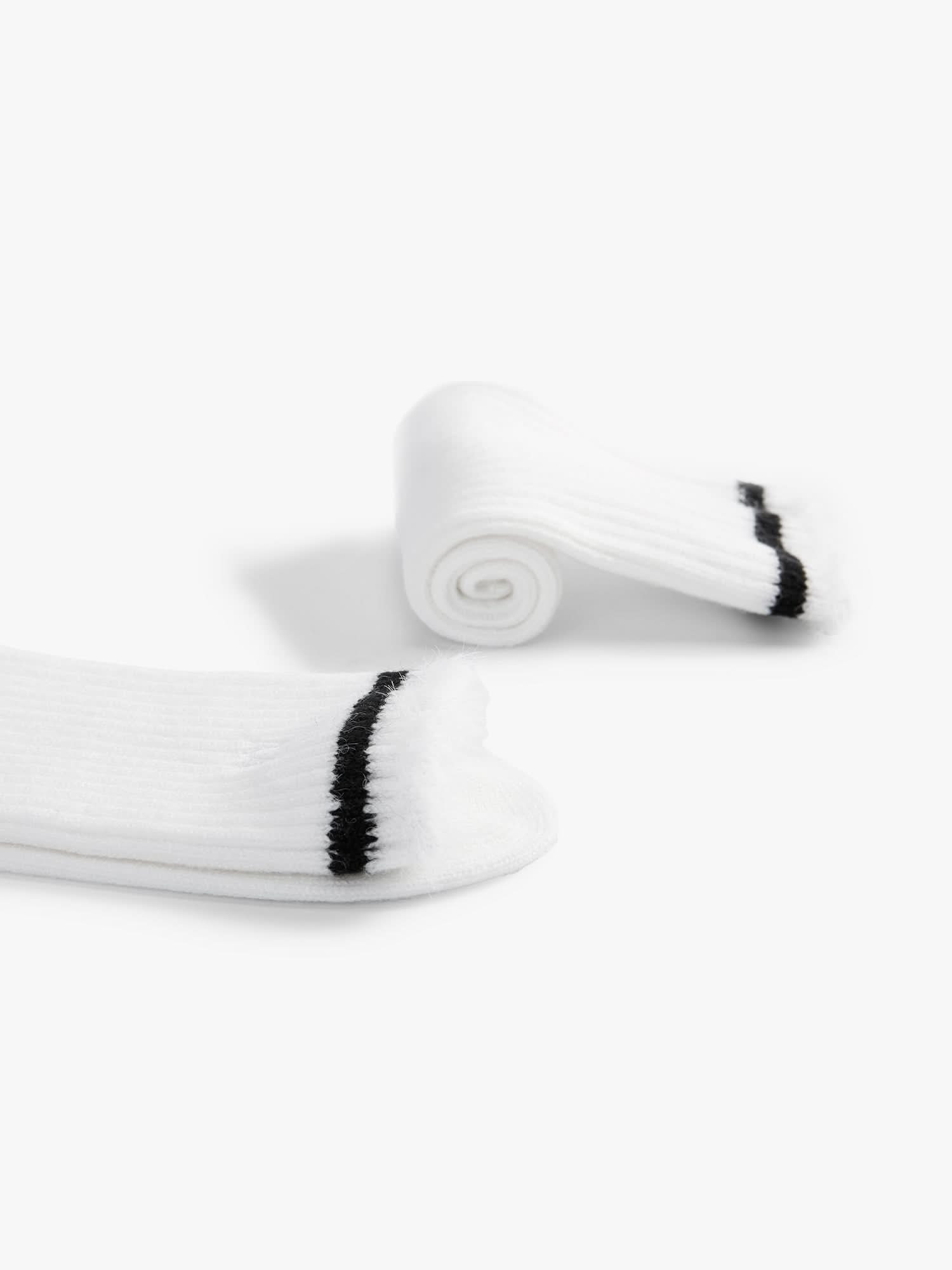 Miss Sixty EMBROIDERED MID-CALF SOCKS WHITE