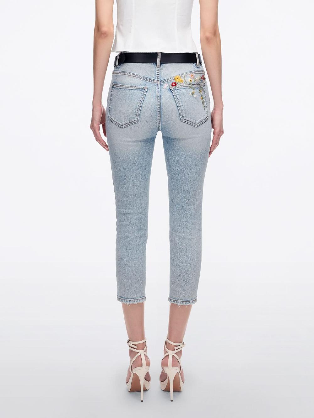 Miss Sixty EMBROIDERED SKINNY JEANS LIGHT BLUE