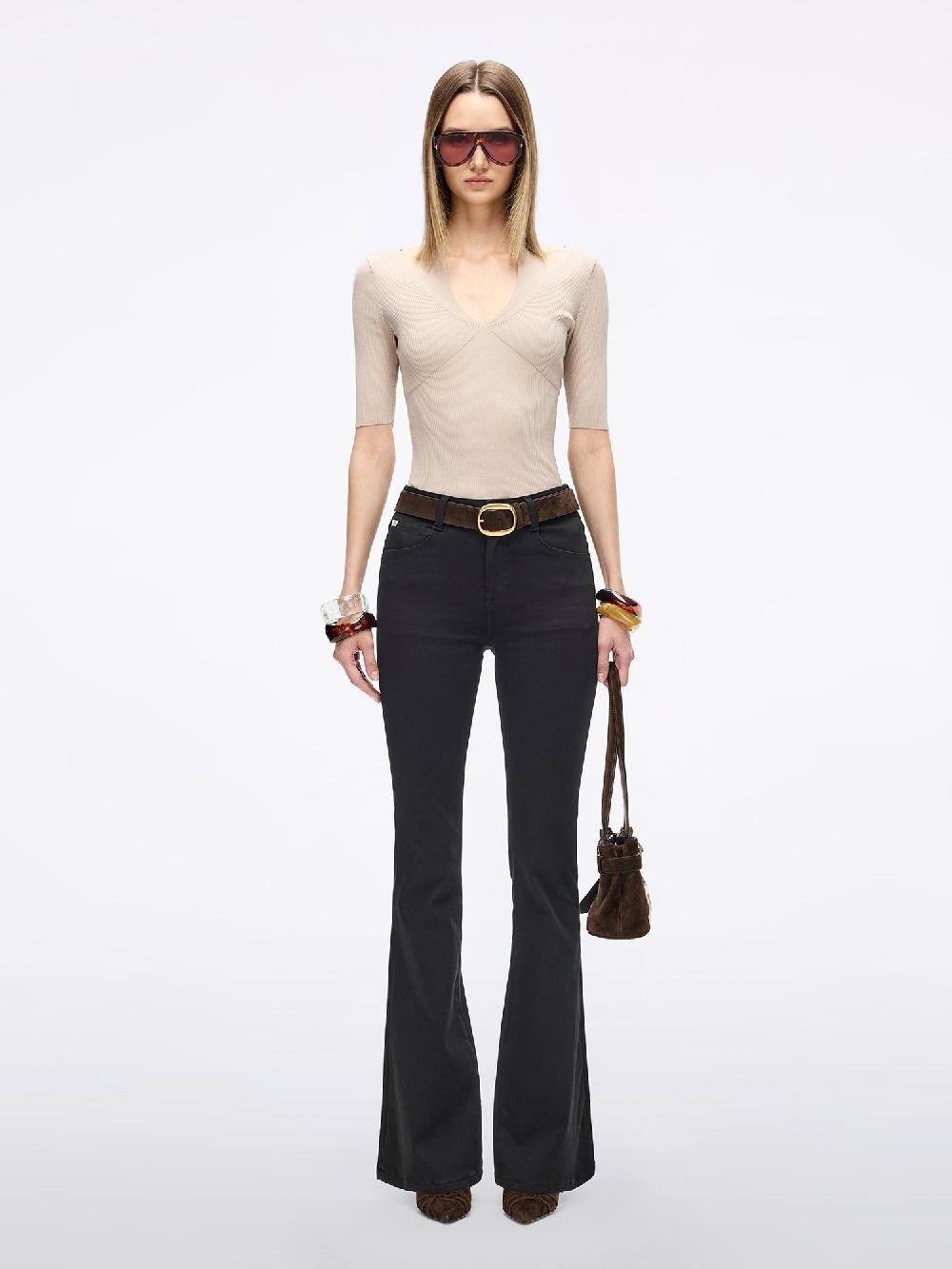 Miss Sixty FLARED DENIM JEANS BLACK