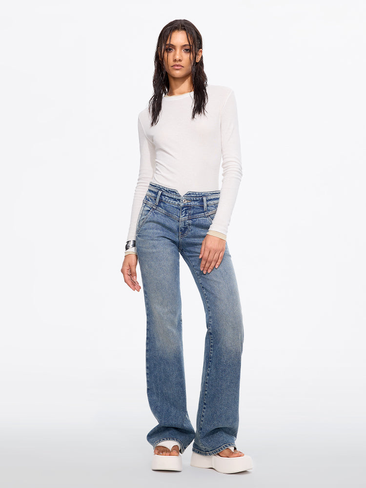 Miss Sixty FLARED JEANS-ALICE MIDDLE BLUE