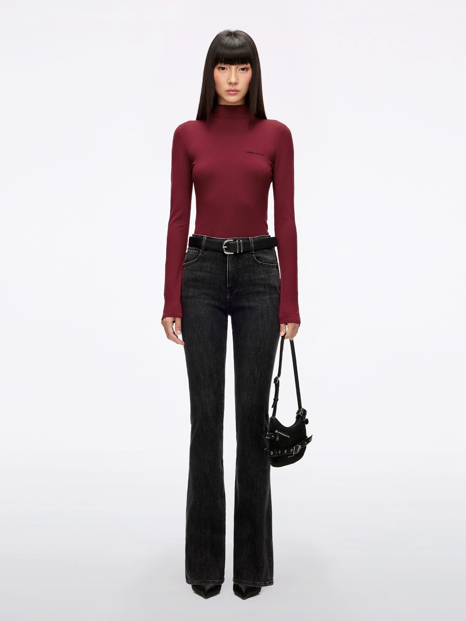 Miss Sixty FLARED JEANS BLACK FOG