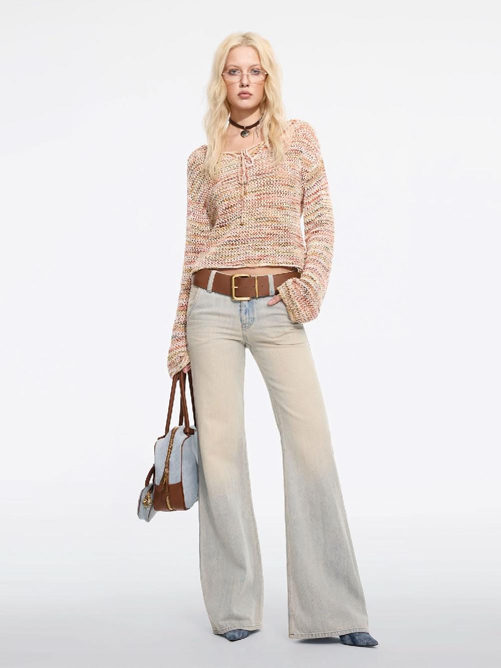 Miss Sixty FLARED JEANS GREY BLUE