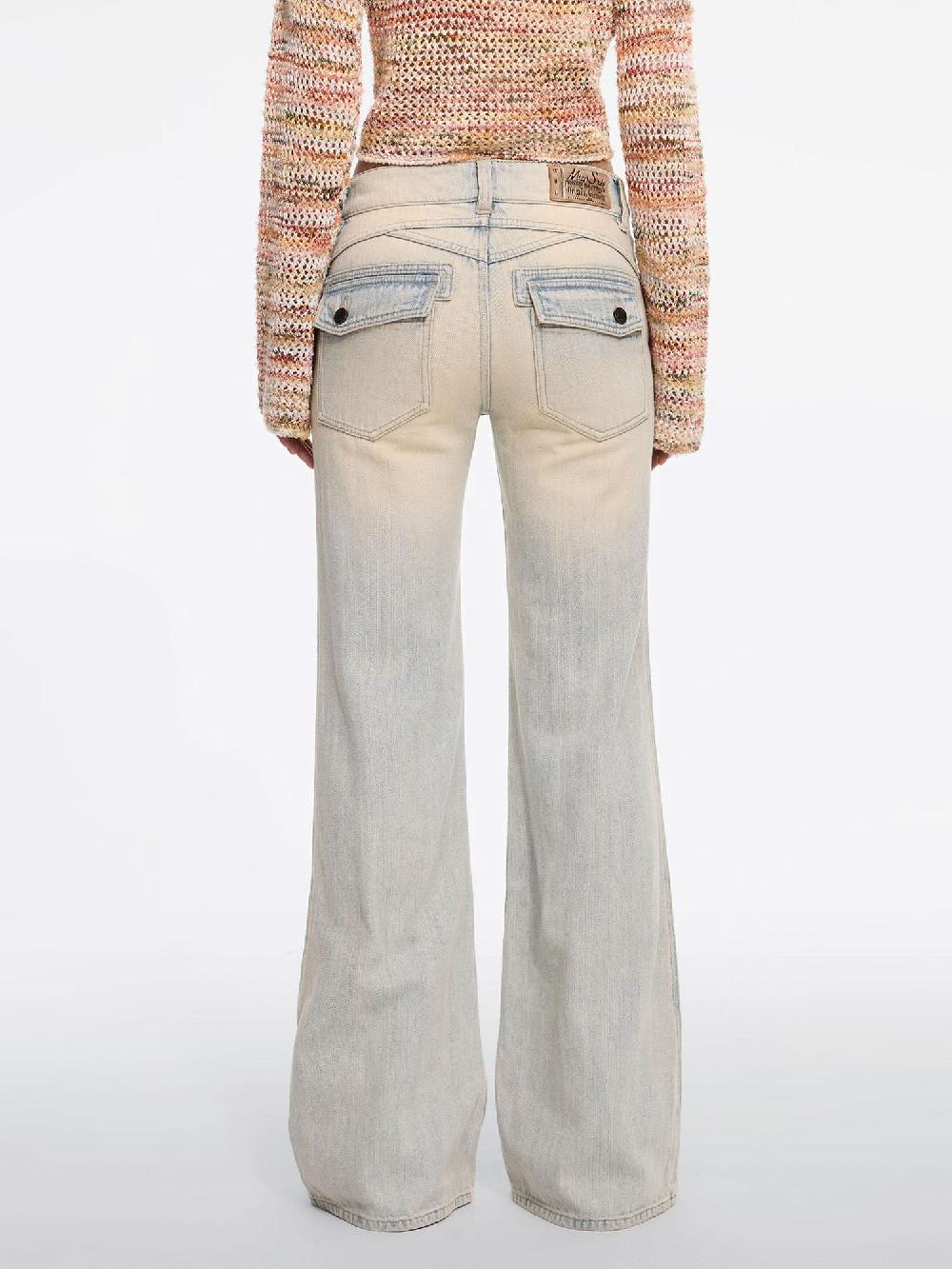 Miss Sixty FLARED JEANS GREY BLUE