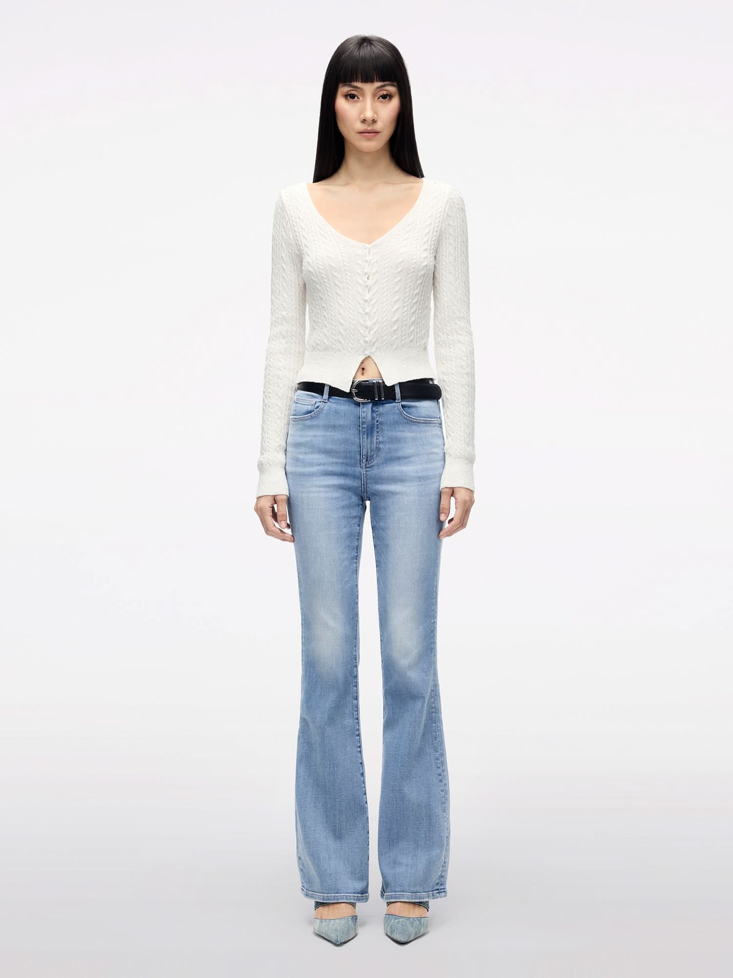 Miss Sixty FLARED JEANS LIGHT BLUE