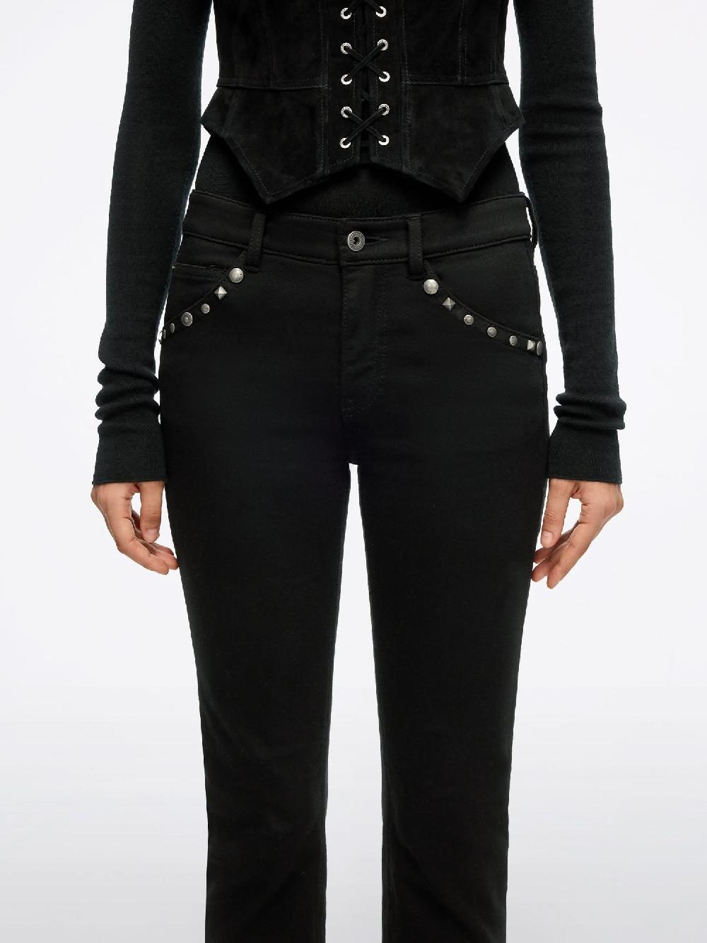 Miss Sixty FLARED JEANS WITH STUD DETAILING BLACK