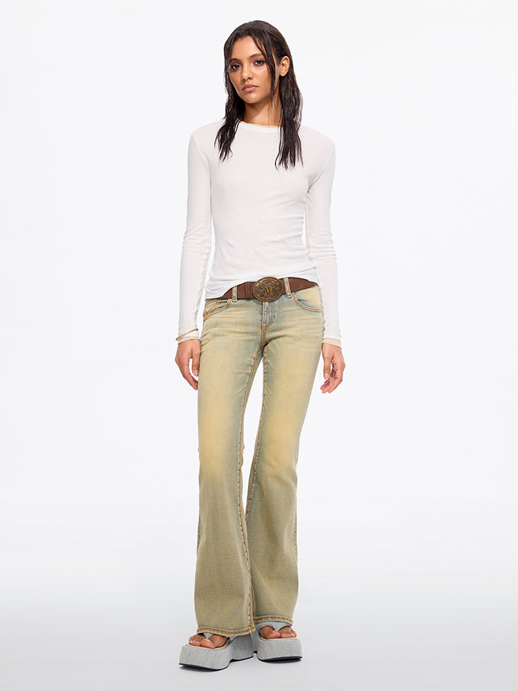 Miss Sixty FLARED JEANS YELLOW