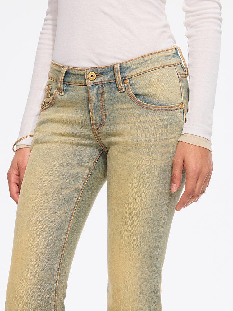 Miss Sixty FLARED JEANS YELLOW