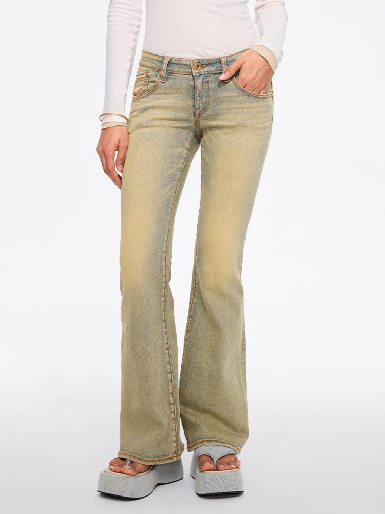 miss sixty FLARED JEANS YELLOW