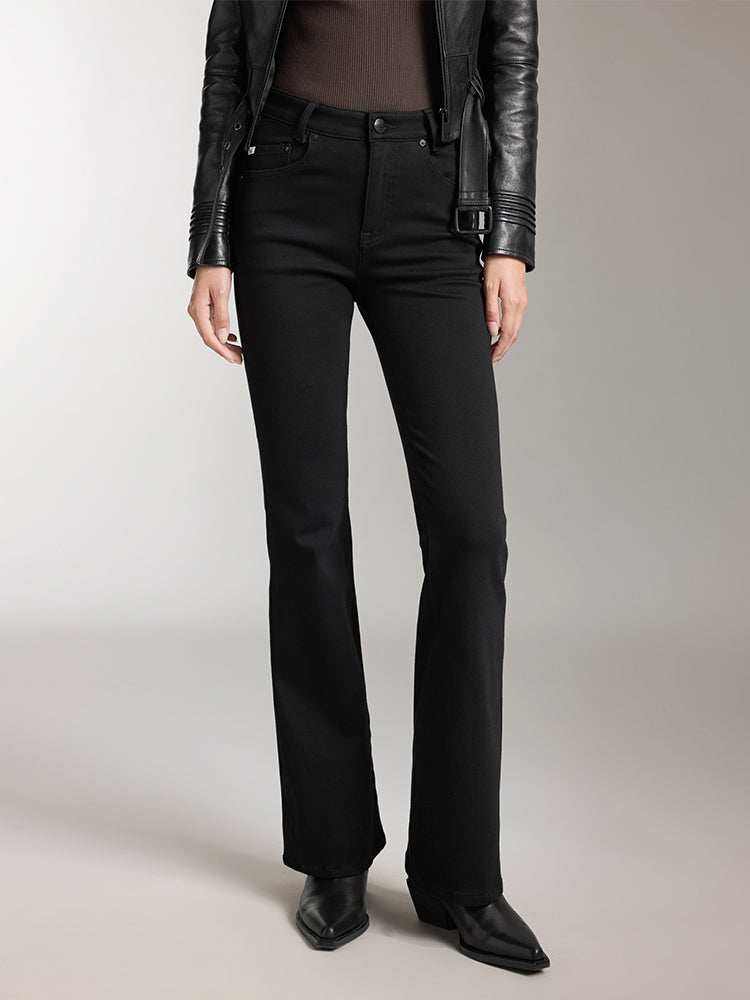 miss sixty FLARED STRETCHY JEANS BLACK