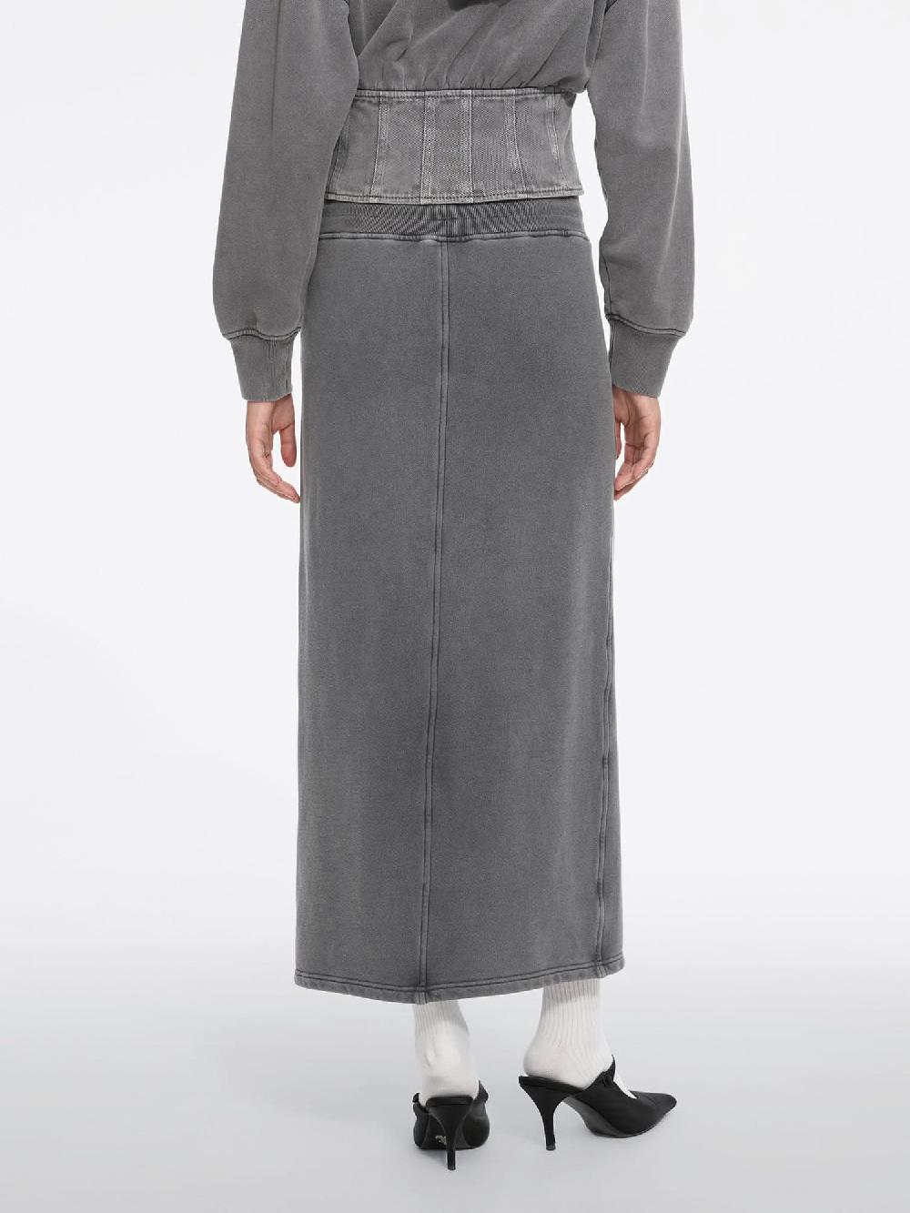 Miss Sixty FRONT-SLIT SKIRT GREY