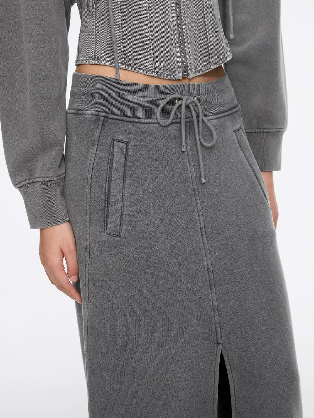 Miss Sixty FRONT-SLIT SKIRT GREY