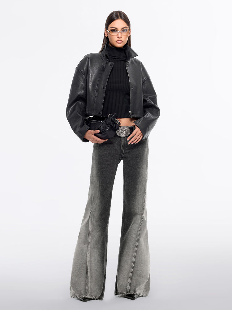 Miss Sixty GRADIENT BOOTCUT JEANS BLACK FOG