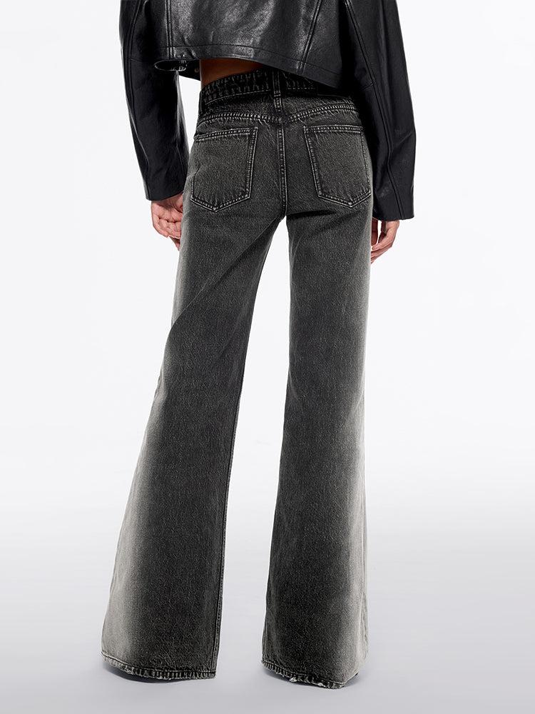 Miss Sixty GRADIENT BOOTCUT JEANS BLACK FOG
