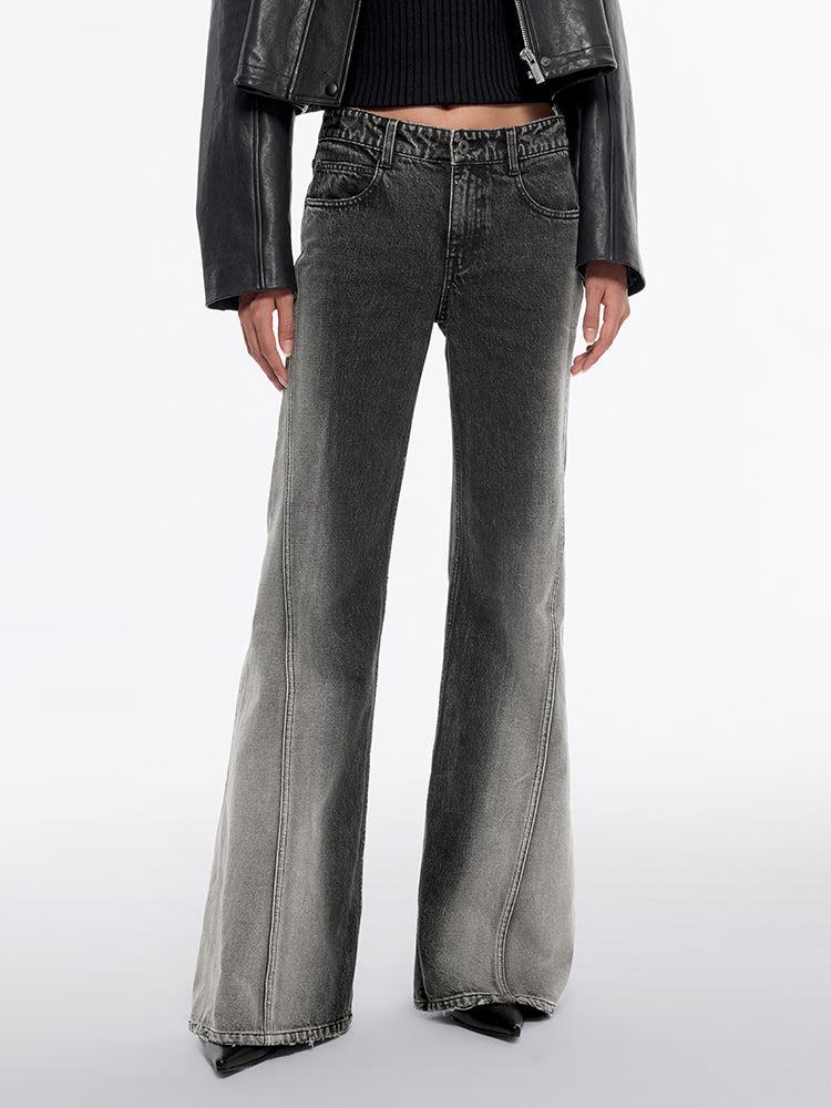 miss sixty GRADIENT BOOTCUT JEANS BLACK FOG