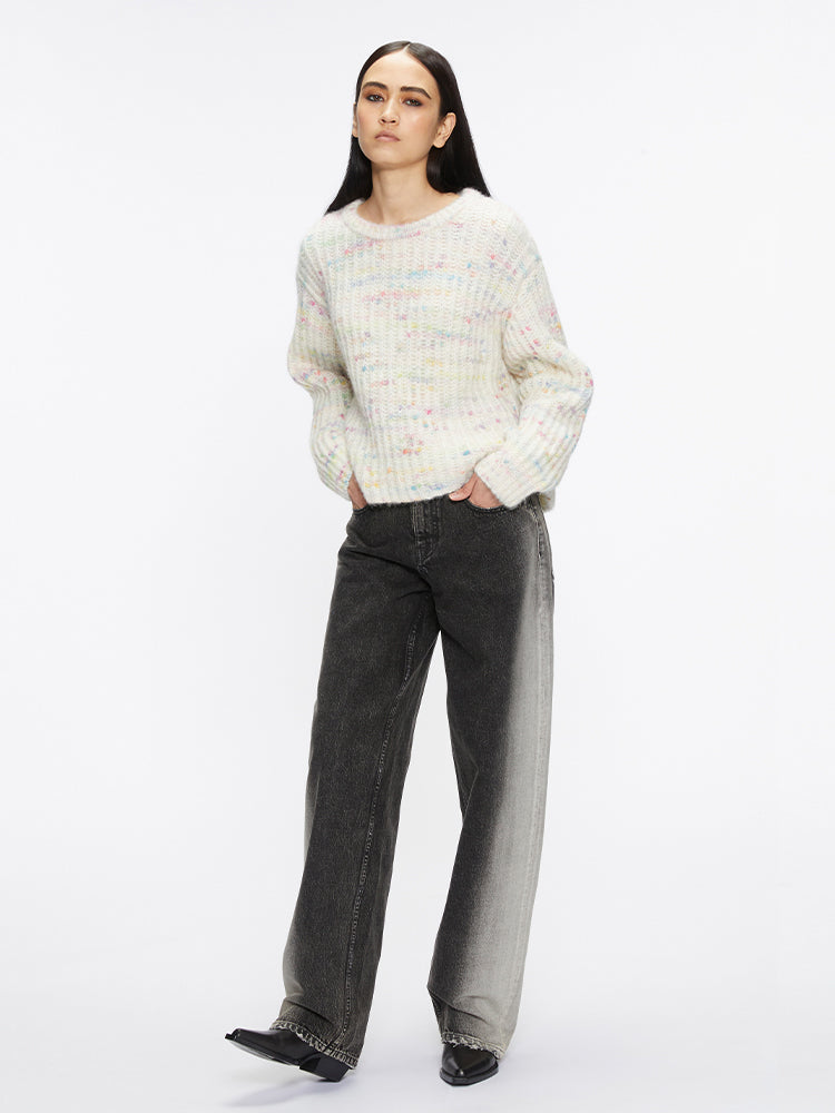 Miss Sixty GRADIENT STRAIGHT-LEG JEANS BLACK FOG