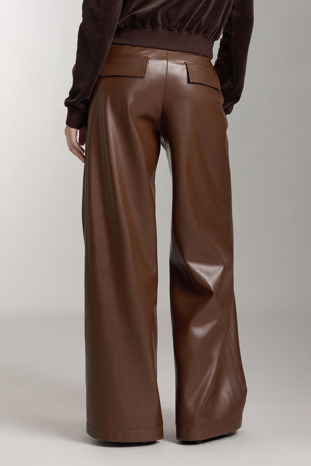 Miss Sixty HIGH RISE WIDE LEG PANTS SUMMER TAN