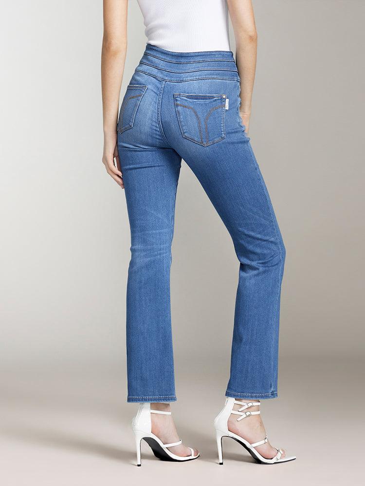 Miss Sixty HIGH WAISTED FLARED JEANS MIDDLE BLUE