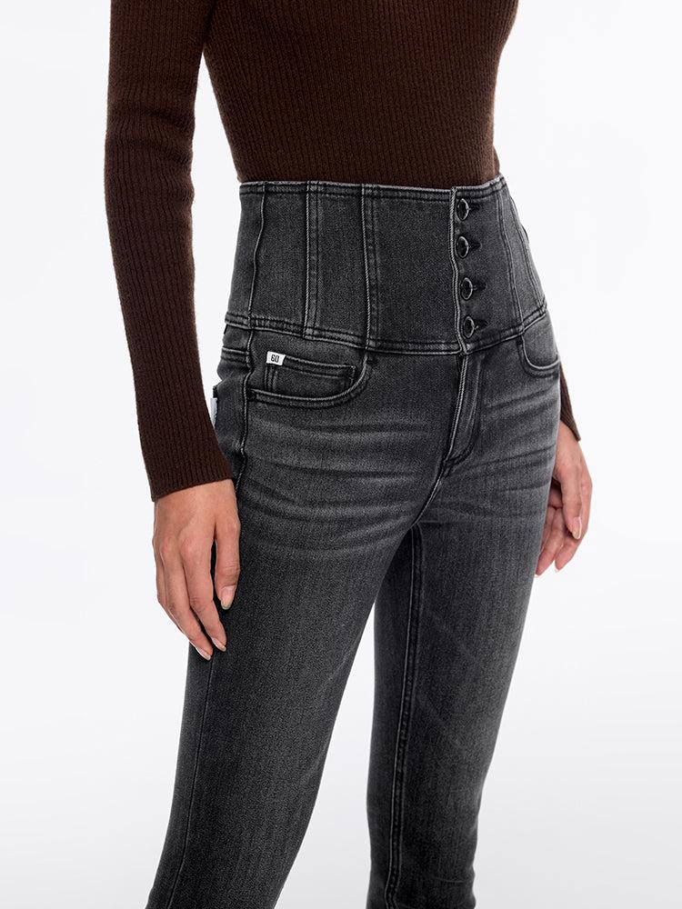 Miss Sixty HIGH WAISTED JEANS DARK GREY