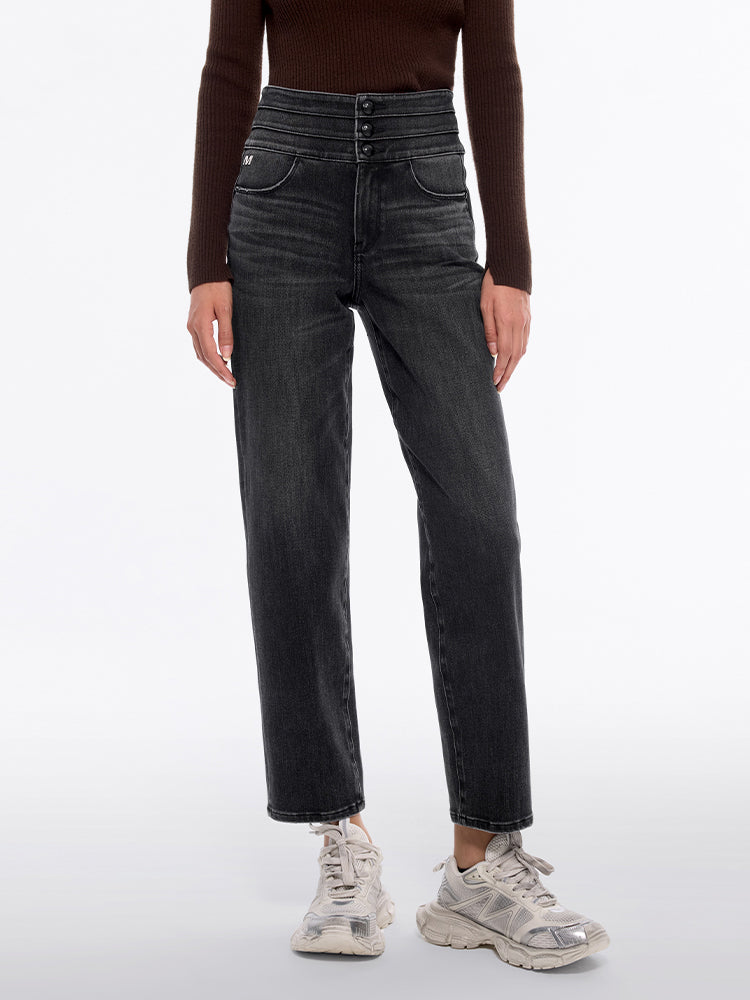 miss sixty HIGH WAISTED JEANS DARK GREY