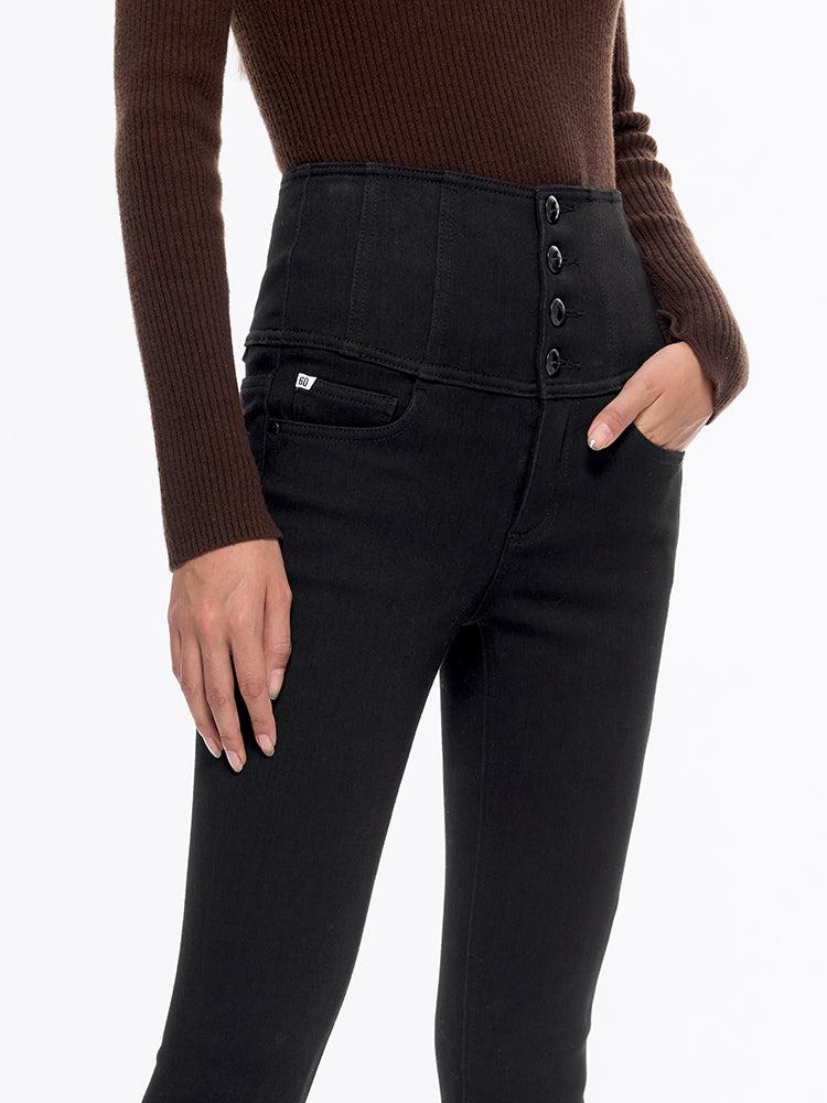 Miss Sixty HIGH WAISTED SKINNY JEANS BLACK