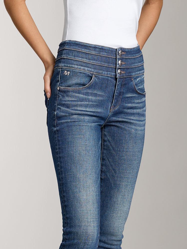 Miss Sixty HIGH WAISTED SLIM FIT JEANS DARK BLUE