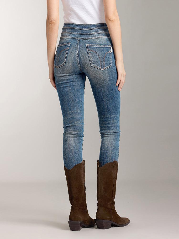 Miss Sixty HIGH WAISTED SLIM FIT JEANS MIDDLE BLUE