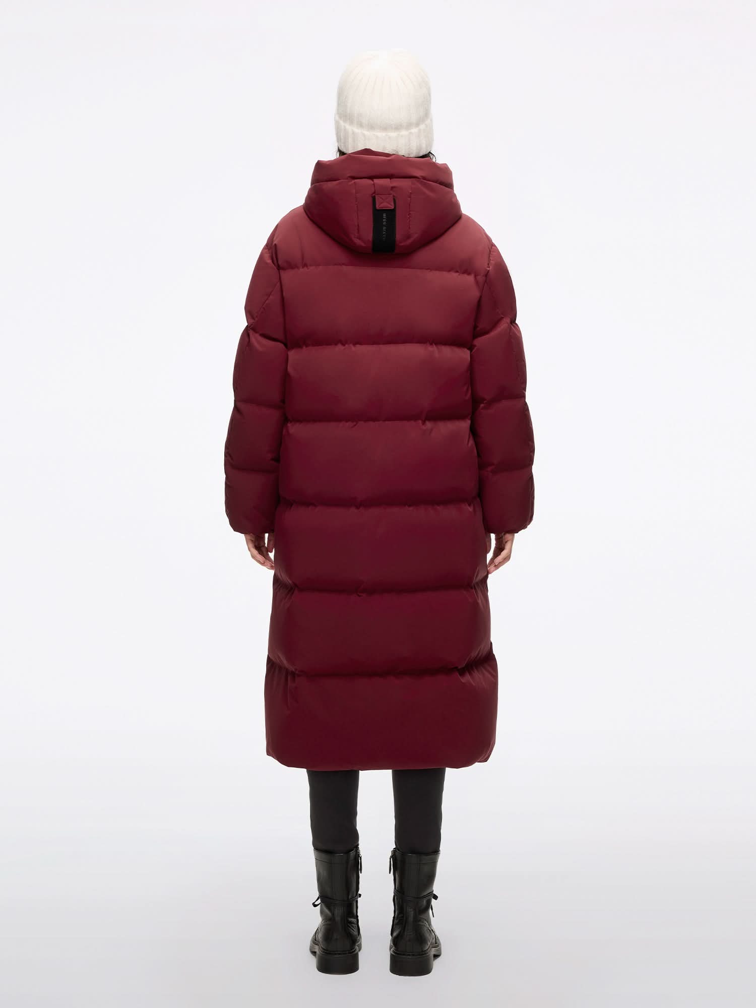 Miss Sixty HOODED DOWN COAT DARK RED